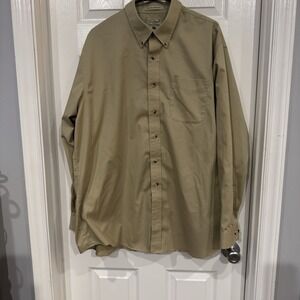 L.L. Bean Classic Button-Down Shirt in Khaki